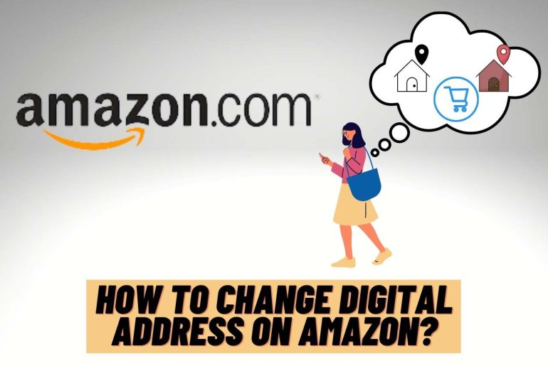 how to change digital address on amazon
