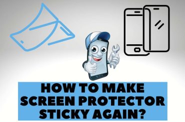 how to make screen protector sticky again