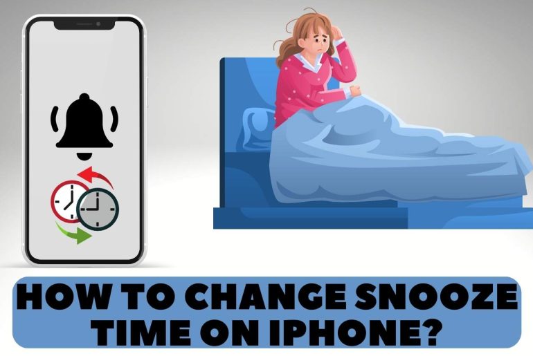 how to change snooze time on iphone