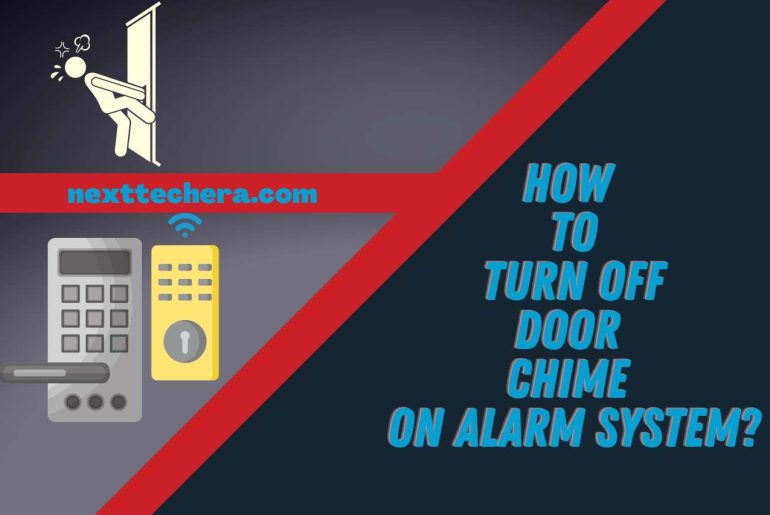 how to turn off door chime on alarm system